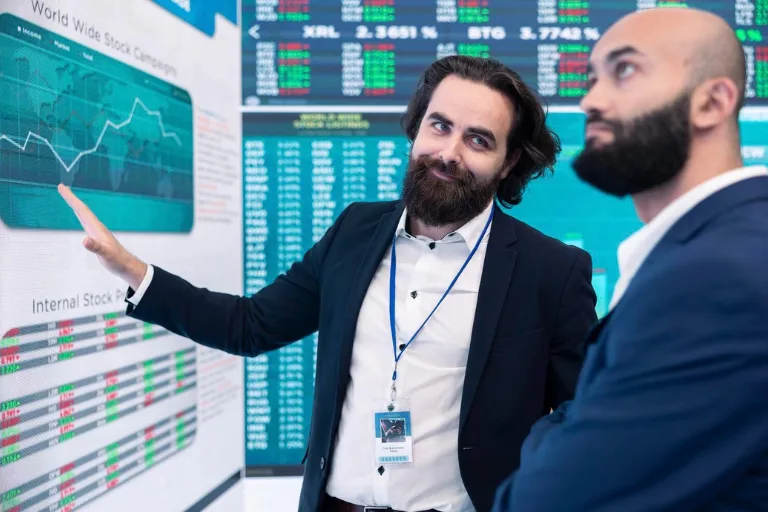 Inventory manager reviewing an FSN analysis report to identify fast-moving, slow-moving, and non-moving stock