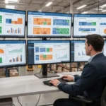 Inventory manager analyzing stock variance reports to identify the root cause of inventory discrepancies